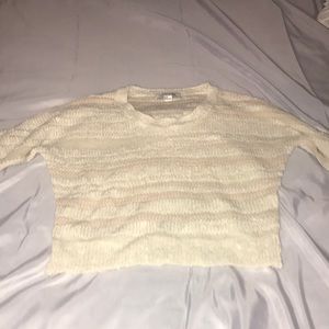 Cream sweater